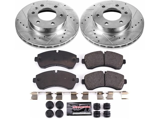 Kit de pastillas de freno delanteras y rotor para Freightliner Sprinter 1500 CW195NT 2019-2020 Foto 1 de 1