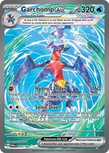 Garchomp ex - 245/182 - Pokemon Paradox Rift Special Illustration Rare Card NM - Foto 1 di 1