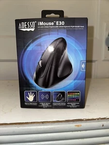 Adesso IMouse E30 2.4GHz Wireless Ergonomic Vertical Right-Handed Mouse - Picture 1 of 6