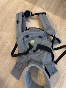 LIllie baby Newborn-Toddler Carrier Charcoal Silver With Lumbar Support Pad ‼️ - Picture 1 of 6