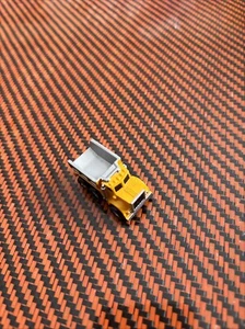 Micro Machines Galoob Work Vehicle Dump Truck Loose # 3 Yellow 1987 Vintage - Picture 1 of 4