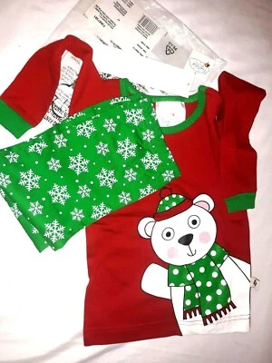 Pijama Tiny Tilla de Avon Oso Polar Copo de Nieve Niñas 4T Todo Algodón Foto 1 de 2