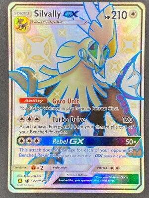 Pokémon Silvally GX Shiny SV79/SV94 Crimson Invasion NM - Image 1 of 2