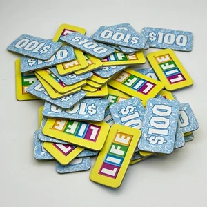 The Game of Life SpongeBob SquarePants 50 Life Tiles 2005 Replacement Pieces - Picture 1 of 1