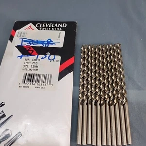 Cleveland Twist Drill 5.2MM Wide Land Taper Drill Bits 10 Pack C16813 2575 USA - Picture 1 of 6