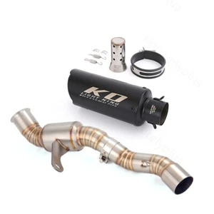 Silenciadores de tubo de escape de enlace medio deslizante con DB killer para CF-MOTO 700CL-X 2020-2025 - Imagen 1 de 9