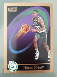 1990-91 SkyBox Brian Shaw #23 Boston Celtics NBA Basketball BR Lesen! - Bild 1 von 2