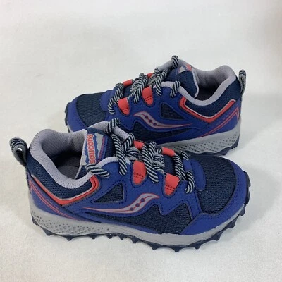 Zapatilla deportiva Saucony Peregrine Shield 2 para niño azul marino/rojo 10,5 M US Little Kid Foto 1 de 4