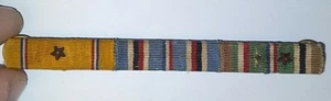 World War II 3 Place Ribbon Bar WWII WW2 - Picture 1 of 2