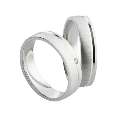 Ring Freundschaftsringe Partnerringe Verlobungsringe Sterlingsilber 925 + Gravur - Bild 1 von 4