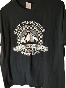 East Tennessee Championship Wrestling schwarzes T-Shirt Größe L - Bild 1 von 5