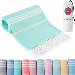 Turkish Beach Towels Quick Dry Sand Free Oversized Bath Pool Swim Towel Extra La - Picture 1 of 5