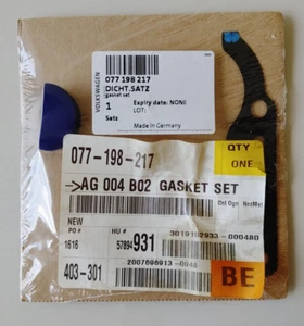 New OEM Volkswagen / Audi Engine Timing Chain Tensioner Gasket Set 077198217 - Picture 1 of 1
