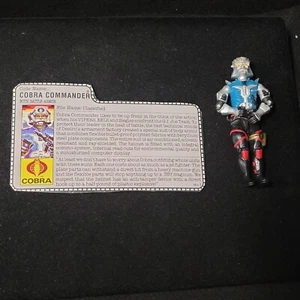 Vintage Hasbro GI Joe Cobra Commander V3 1987 Action Figure ARAH - Picture 1 of 5