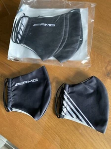 4x Original Mercedes-AMG Mund- und Nasenmaske schwarz (regular size) - Bild 1 von 6