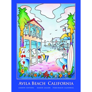Avila Beach Poster - Art, Poster - Avila Beach, California - Picture 1 of 1