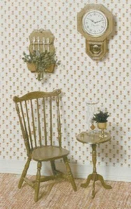 Chrysnbon Dolls House Duxbury Table & Chair Furniture Kit Model Kit F-120 - Picture 1 of 8
