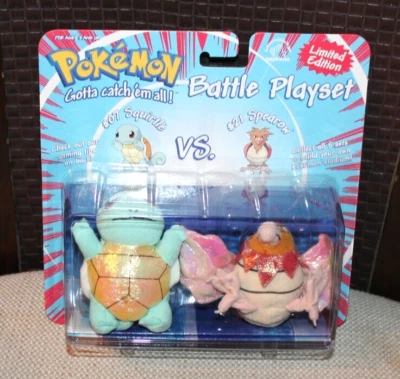 NEW IN BOX 1999 POKEMON BATTLE PLAYSET SQUIRTLE VS. SPEAROW LIMITED EDITION - Image 1 of 2