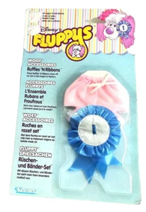 Fluppy Dogs Accessories - ' RUFFLES 'N RIBBONS ' Set - 1986 Disney / Kenner - Picture 1 of 6