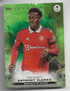 2022-23 Topps Inception UEFA Club Competitions Green Card: Anthony Elanga #99 - Bild 1 von 2