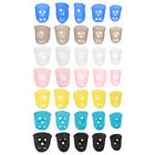 35 Pcs Finger Sleeves Protectors for Sports Caps Guitar Silicone Pick
