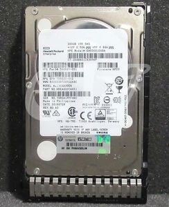 759208-B21 744995-001 HPE 300GB 15K RPM 12Gb/s 2.5" SAS Server HDD Hard Drive - Picture 1 of 2