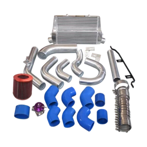 Intercooler + kit de tubos turbo para mangueras azules 98-05 Lexus IS300 2JZ-GE NA-T - Imagen 1 de 8