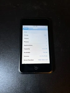 Apple iPod Touch 16 GB 1ª Generación - Negro con 900 Canciones - Imagen 1 de 11