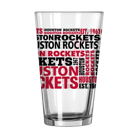 Houston Rockets 16oz. Team Spirit Pint Glass Cover