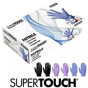 Einweg Nitril Handschuhe medizinische Qualität blau pulverfrei latexfrei 100 verpackt - Bild 1 von 5