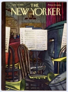 New Yorker magazine April 30 1955 John Updike Frank O'Connor Robert Graves VFNM - Picture 1 of 4