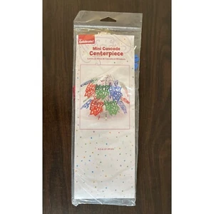 NIP Way To Celebrate! Mini Cascade Centerpiece Happy Birthday Red Blue Green - Picture 1 of 2