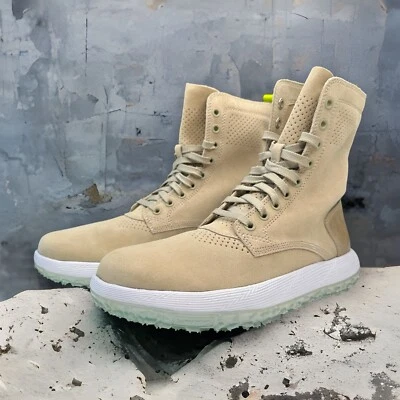 Under Armour UAS RLT Fat Tire Boots Sand/White 1307158-786 Men’s Size 7 Suede - Image 1 of 4