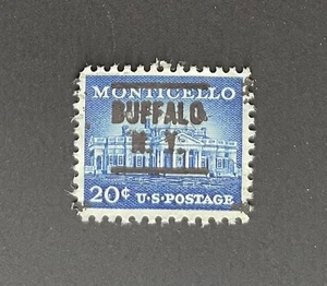 Buffalo, New York Type L-5E Precancel - 20 cents Monticello - U.S. #1047 - NY - Picture 1 of 1