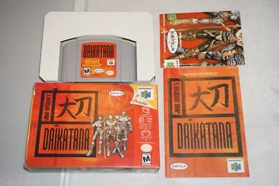 Daikatana (Nintendo 64 N64) Completo en Caja con Póster CIB  Foto 1 de 4