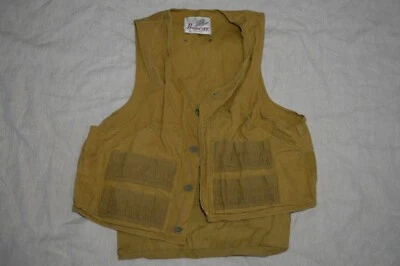 Bobcat Brand Game Hunting Vest Men's S/M Khaki Brown Field Game Pocket - Image 1 of 4