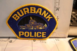 Parche policía BURBANK POILCE CALIFORNIA LETRAS DIFERENTES - Imagen 1 de 1