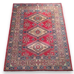 TAPPETO KAZAK SUPER TRIBALE MODERNO CM. 202X161 - Imagen 1 de 8
