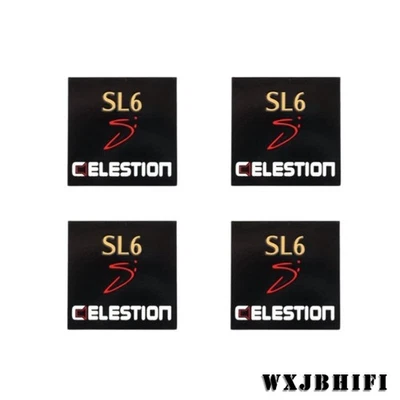 Parrilla de altavoz Celestion SL6 insignia de aluminio con logotipo 44 mm (1,73") X44 mm (1,73") dorado Foto 1 de 4