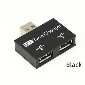 Adattatore Hub Caricatore Da USB a 2 Porte Convertitore Adattatore Hub USB Split - Foto 1 di 14