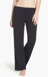 P.J. Salvage Women's Elastic Waist Jersey Pajama Pants in Black Large MSRP $46 - Picture 1 of 7