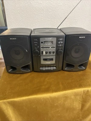 Sony CFD-Z130 CD Radio Cassette Recorder Boombox Detach Speakers Spares Repairs - Image 1 of 4