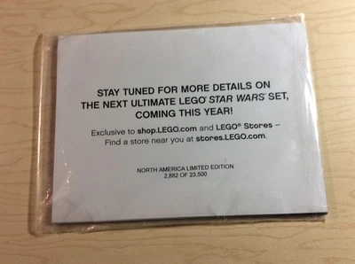 2011 LEGO Star Wars UCS Promo Poster Lego Store North America LE 2,882 of 23,500 - Image 1 of 3