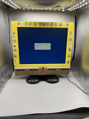 Super Rare 15” SpongeBob Squarepants Color LCD TV No Remote Flaws Read For Parts - Image 1 of 4