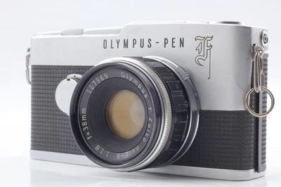 [Exc+5] OLYMPUS PEN F 35mm Half Frame F ZUIKO AUTO S 38mm F/1.8 From JAPAN - Image 1 of 4