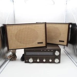 Vintage Grundig GERMANY HiFi-Mini-Receiver MR100 With LS2b External Speaker - Picture 1 of 10