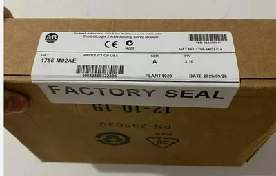 New Sealed Allen Bradley 1756-M02AE / A ControlLogix 2-Axis Analog Servo Module - Image 1 of 3