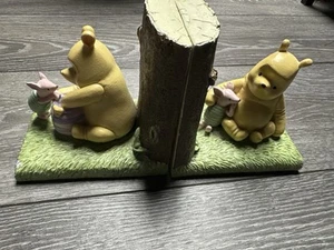 Disney Winnie The Pooh & Piglet Woodland Bookends Resin Bookends John Lewis - Picture 1 of 4
