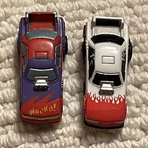 Micro Machines 90s Ford Wacko  & Green/White Thunderbird Funny Car Vintage Lot - Picture 1 of 4