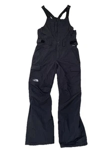 The North Face Steep Tech Bib overall Snowboarding Ski Pants Suit Men Sz S Black - Picture 1 of 6